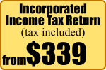 Accounting for a small incorporated business